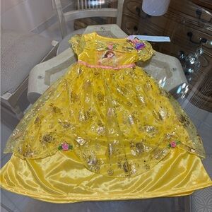 Disney Princess Yellow Dress with Gold Details